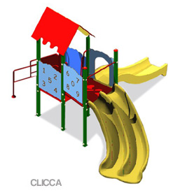 Casetta gioco e gioco a molla